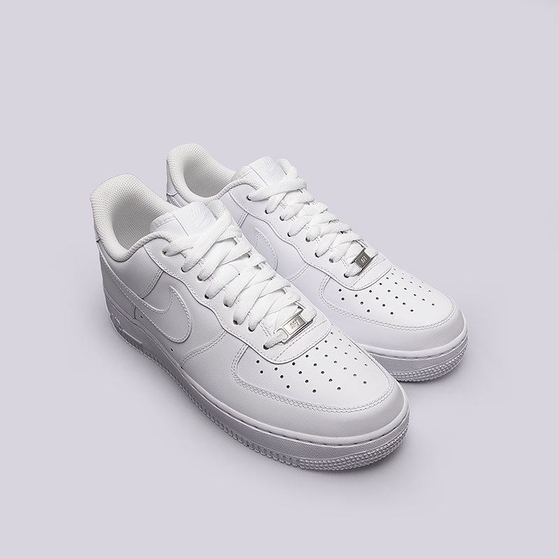 мужские белые кроссовки Nike Air Force 1 `07 315122-111 - цена, описание, фото 2